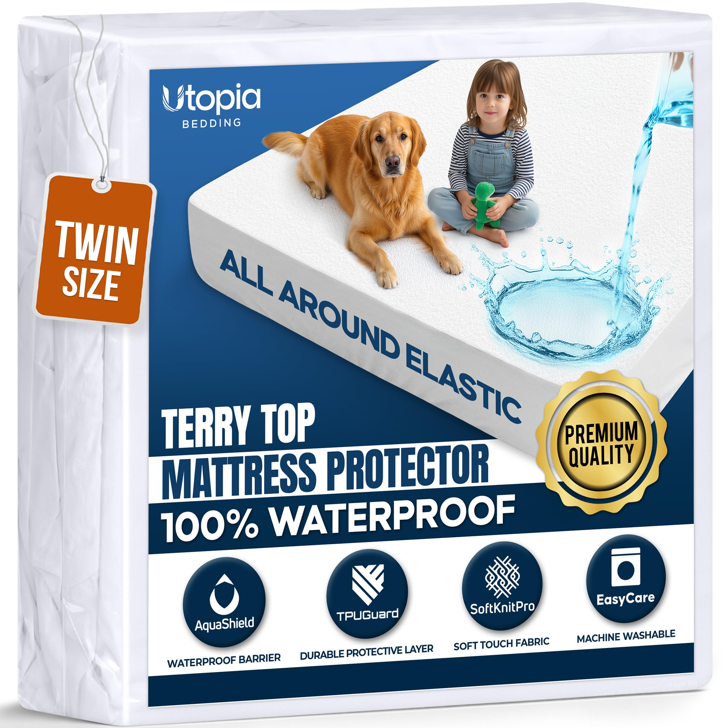 Utopia Bedding Twin Mattress Protector Review: Quiet & Leakproof Protection