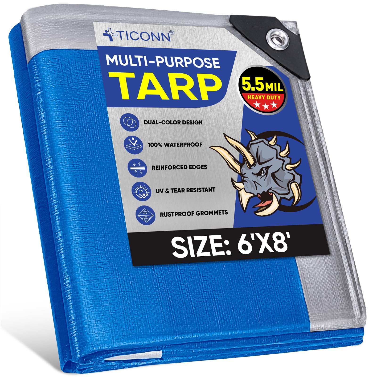 TICONN Heavy Duty Tarp Review: Tough Enough for Rain, Sun, and Everything In Between