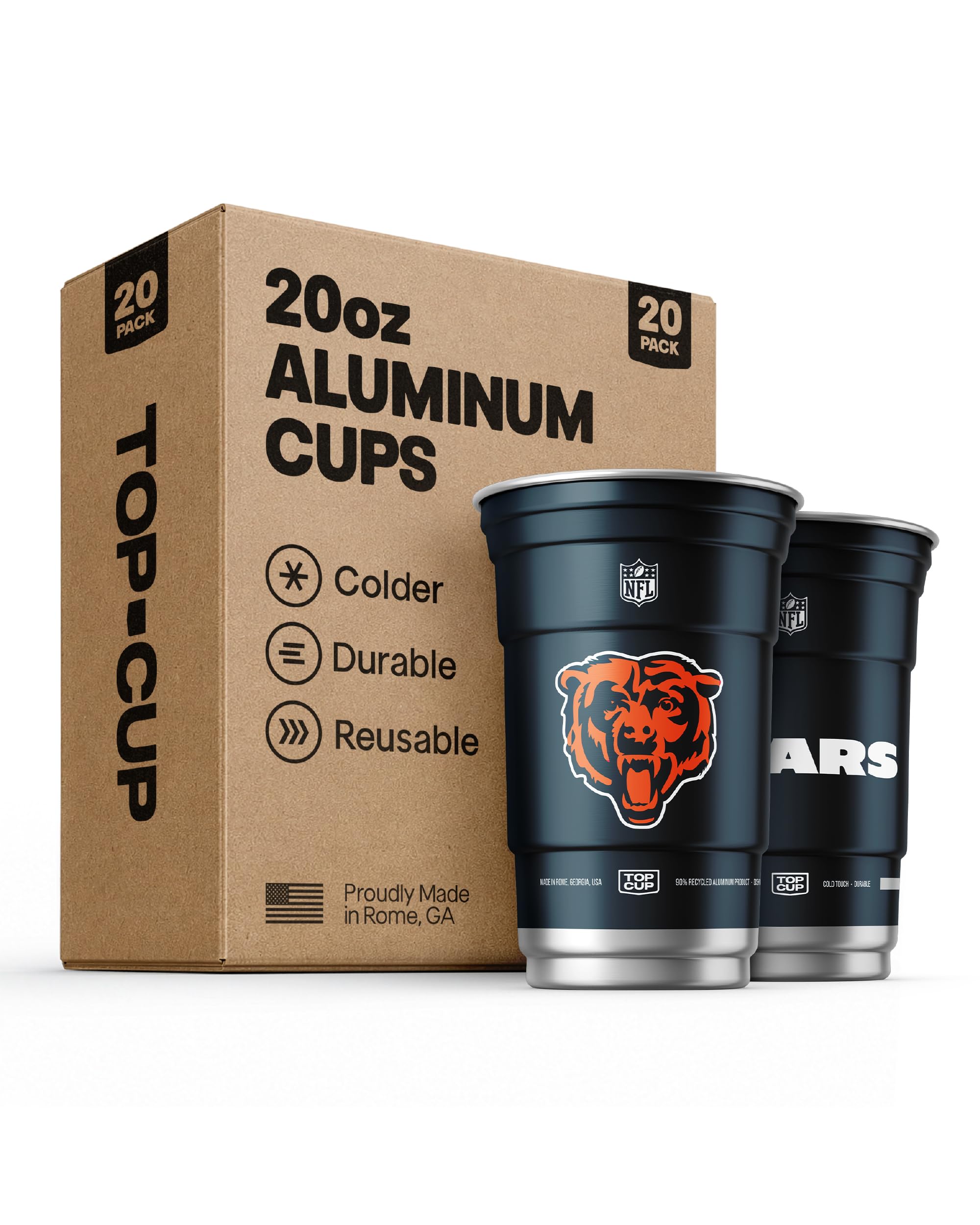 Top Cup NFL Chicago Bears Aluminum Party Cups Review: Game-Day Ready?